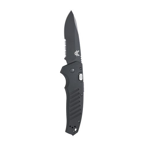 Benchmade APB Automatic Black Blade Serrated Knife